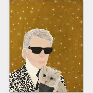 Karl and Choupette Posters and Art